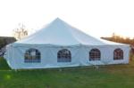 40' x 40' pole tent - sectional